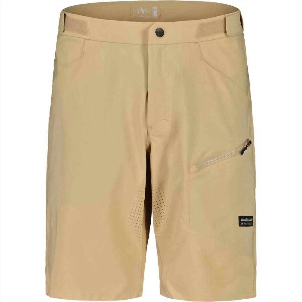 NEW MALOJA men's fuorn cycle shorts in gravel